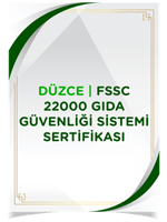 sertifikalar duzce fssc 22000